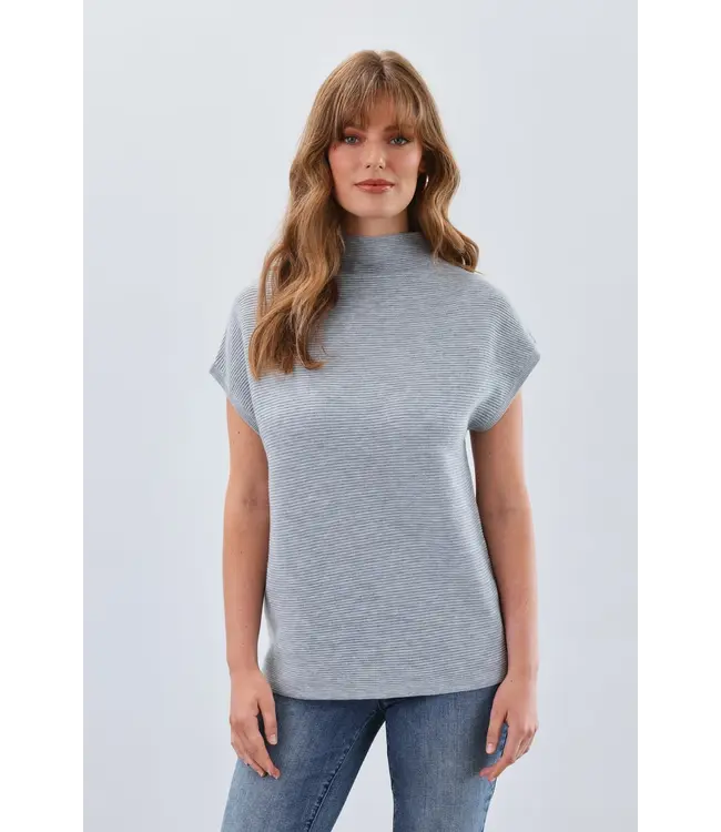 FDJ Ottoman Cap Sleeve  Sweater
