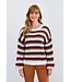 FDJ FRENCH DRESSING FDJ Boat collar sweater, Carnaby stripes