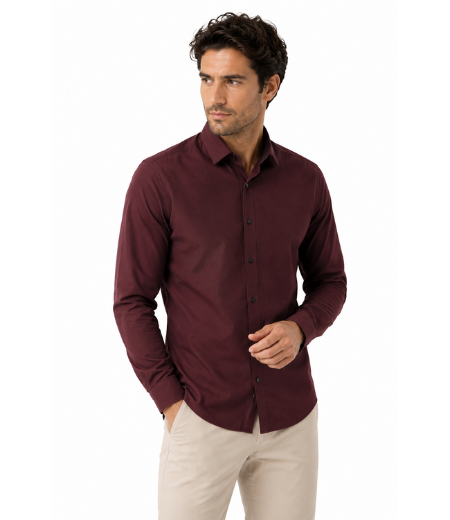 Point Zero  Easy Care Solid Dress Shirt
