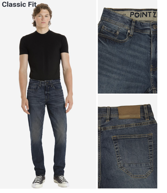 Point Zero Classic Straight Fit Jeans