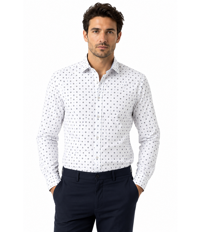 Point Zero Easy Care All Over Print Shirt