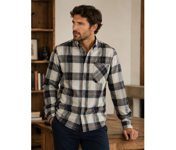 Point Zero Light Brushed Flannel Shirt