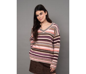 RD Style Reaghan Long Sleeve V-Neck Pull Over Sweater