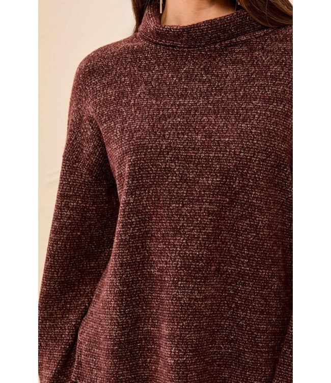 Tribal Canada FUNNEL NECK SWEATER