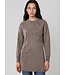 POINT ZERO Point Zero  Knit Long Dress 3D Floral Dress Taupe