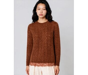 Point Zero LaceTrim Pull Over Sweater