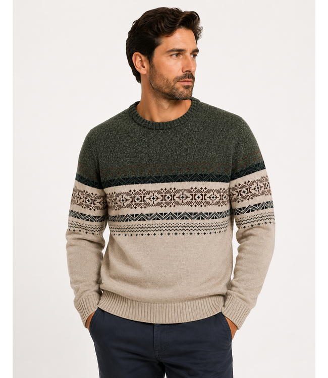 Point Zero Crew Neck Polar Fleece Sweater
