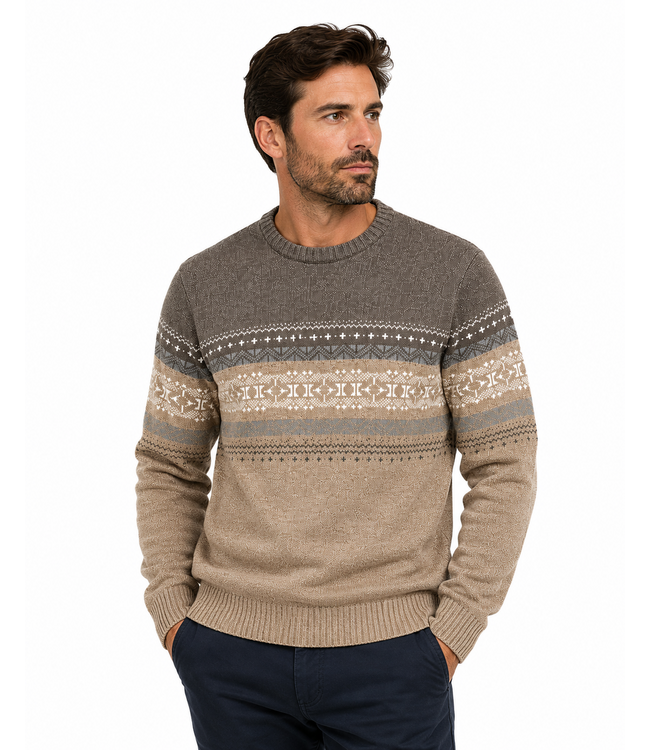 Point Zero Crew Neck Polar Fleece Sweater