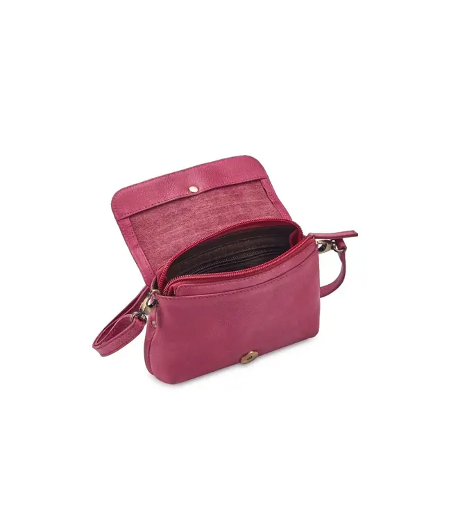 Mil Genuine Leather Claire Cross Body Wallet