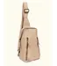 MILO GENUINE LEATHER CANADA 066 Constance Washed Genuine Leather Crossbody Bag