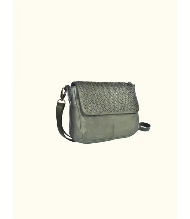 055 Olivia Leather Crossbody Bag