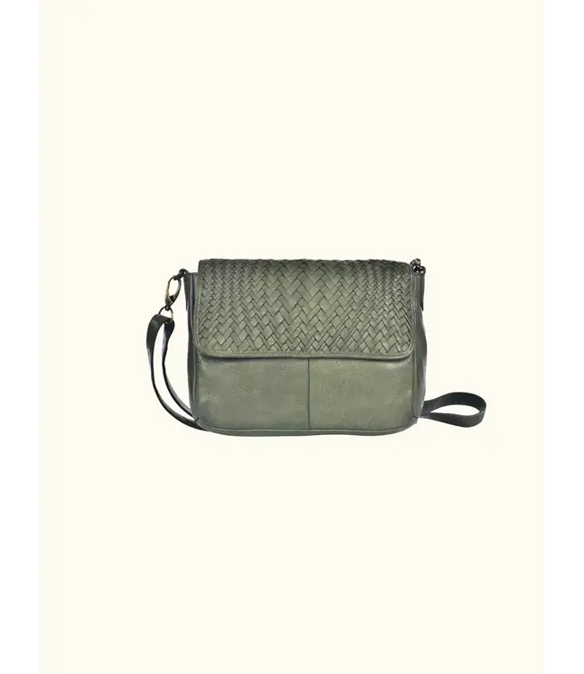 055 Olivia Leather Crossbody Bag