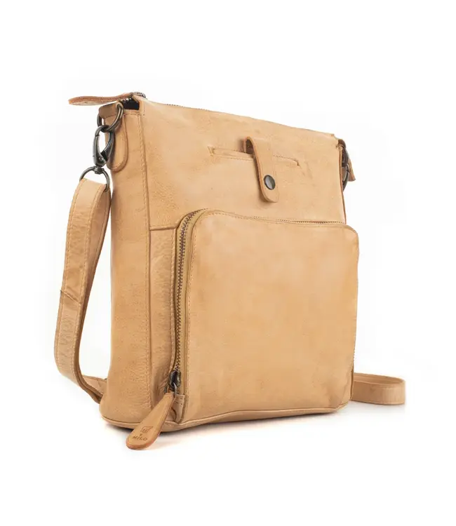 085 Luna Messenger Bag – Washed Genuine Leather