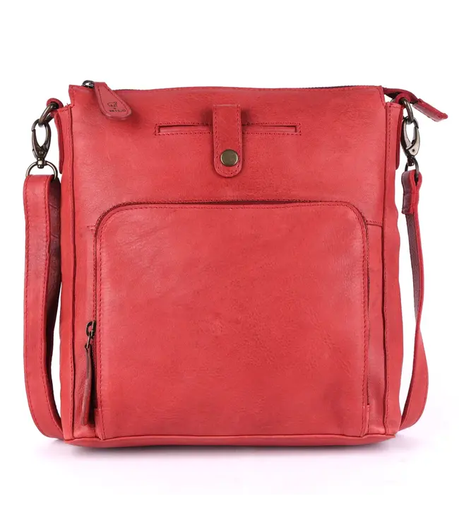 085 Luna Messenger Bag – Washed Genuine Leather