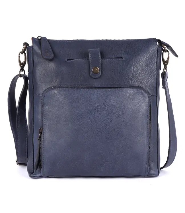 085 Luna Messenger Bag – Washed Genuine Leather