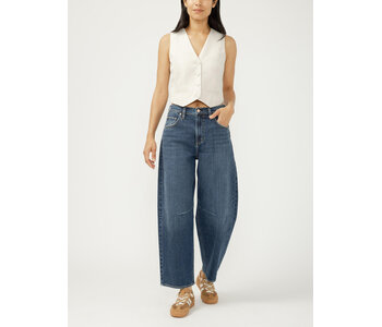 Silver Jeans High Rise Barrel Leg Jeans
