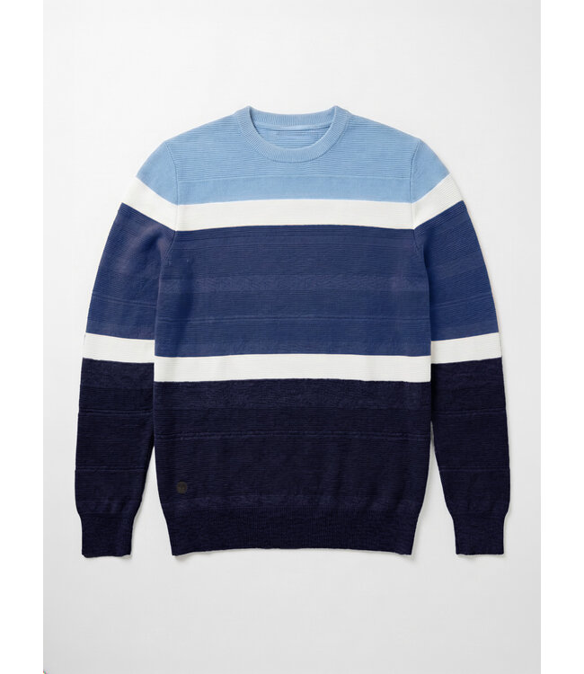 Point Zero Fine Gage Colour Block Sweater