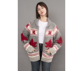 RD Style DARIA LONG RAGLAN SLEEVE SHAWLNECK CARDIGAN