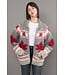 RD International RD Style DARIA LONG RAGLAN SLEEVE SHAWLNECK CARDIGAN