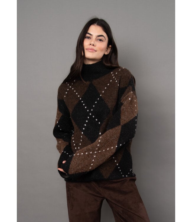RD Style AMORA LONG SLEEVE MOCK NECK PULL-OVER