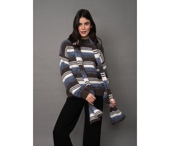 RD Style LONG SLEEVE STRIPE PULLOVER