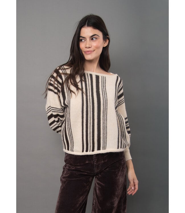 RD Style ENSYN LONG SLEEVE BOAT NECK SWEATER