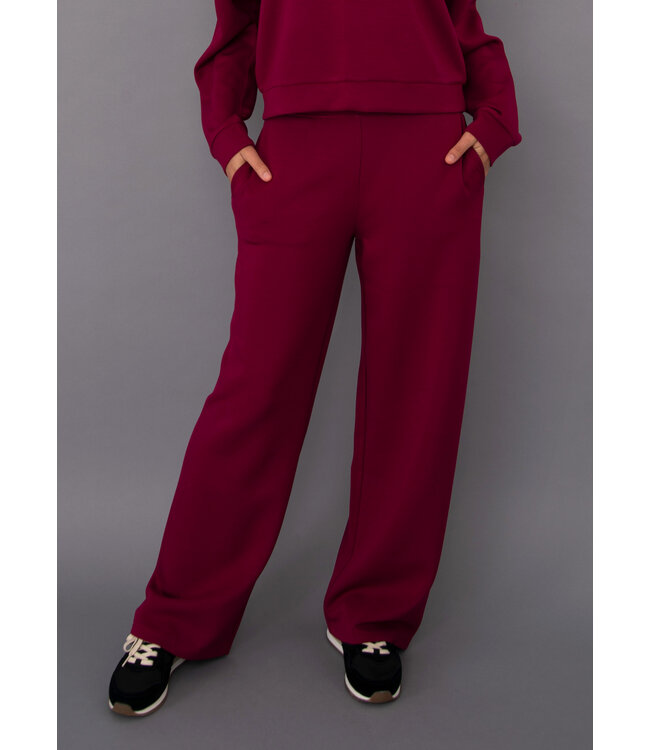 RD Style Signature Soft Knit Pull On Pants Cranberry