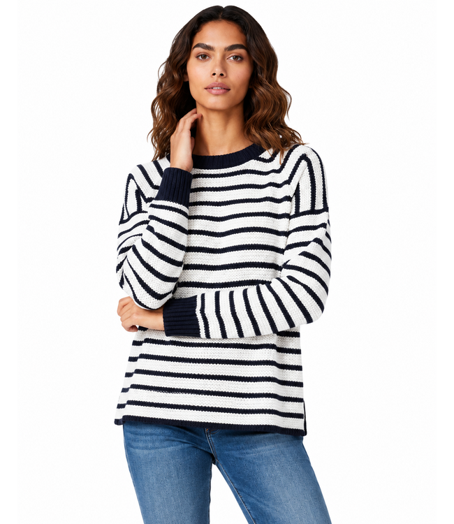 NU-LOOK Fashion Women's Nautical Striped Sweater