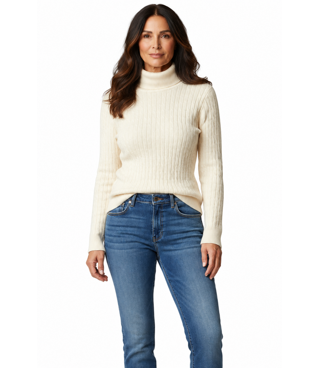 NU-LOOK Fashion Women's Turtle Neck Top