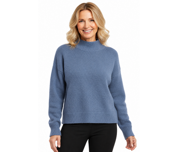 NU-LOOK Fashion Women's Mock Neck Knit Sweater