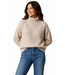 Nu Look Fashions NU-LOOK Fashion Women's Textured Knit Turtleneck Sweater