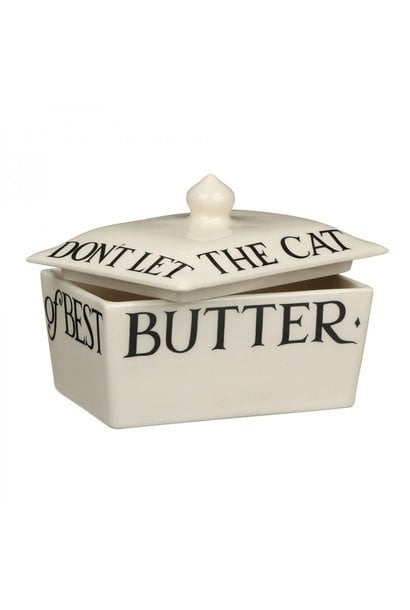 Black Toast Butter Dish