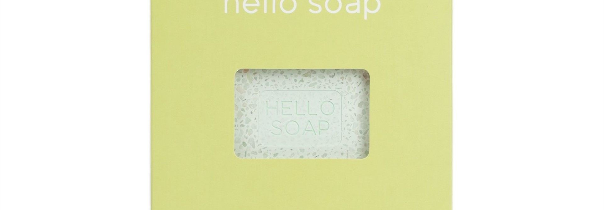 Green "Hello Soap" Dish