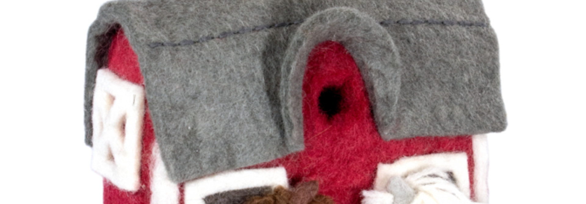 Country Stable - Felt Bird House