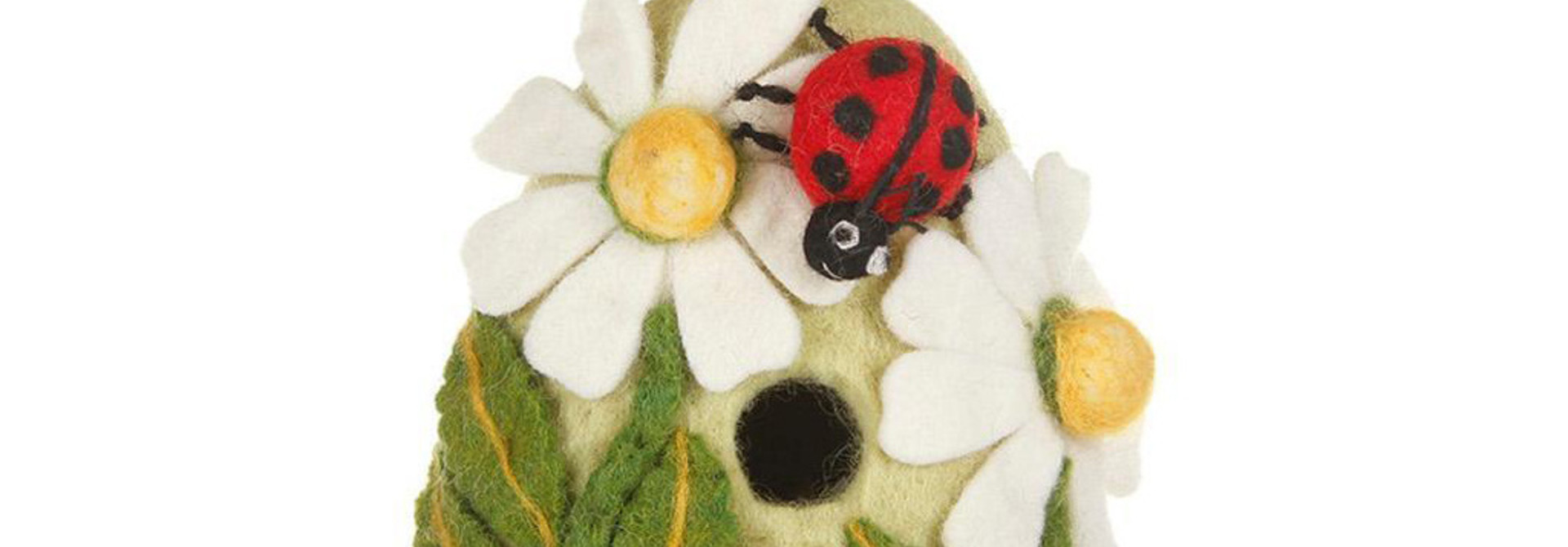 Ladybug - Felt Bird House