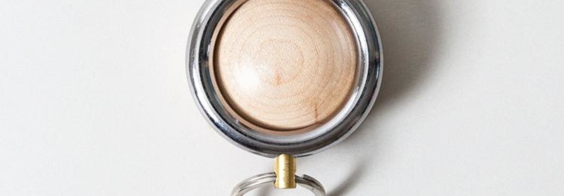 Timbre WAKKA Key Holder - Chrome/Maple