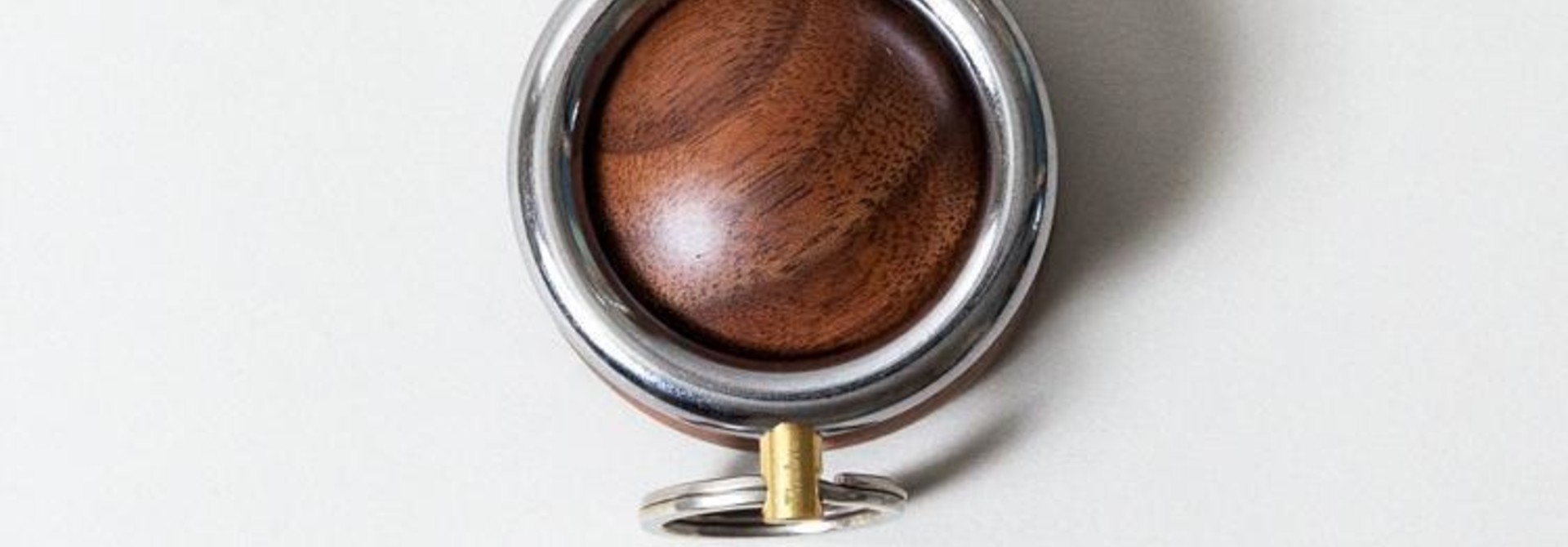 Timbre WAKKA Key Holder - Chrome/Walnut