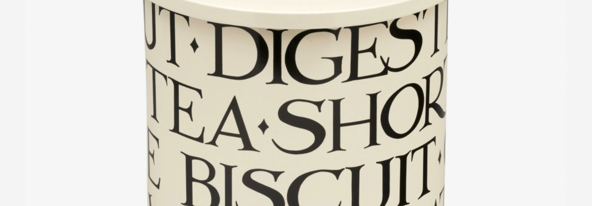 Black Toast - Tin Biscuit Barrel