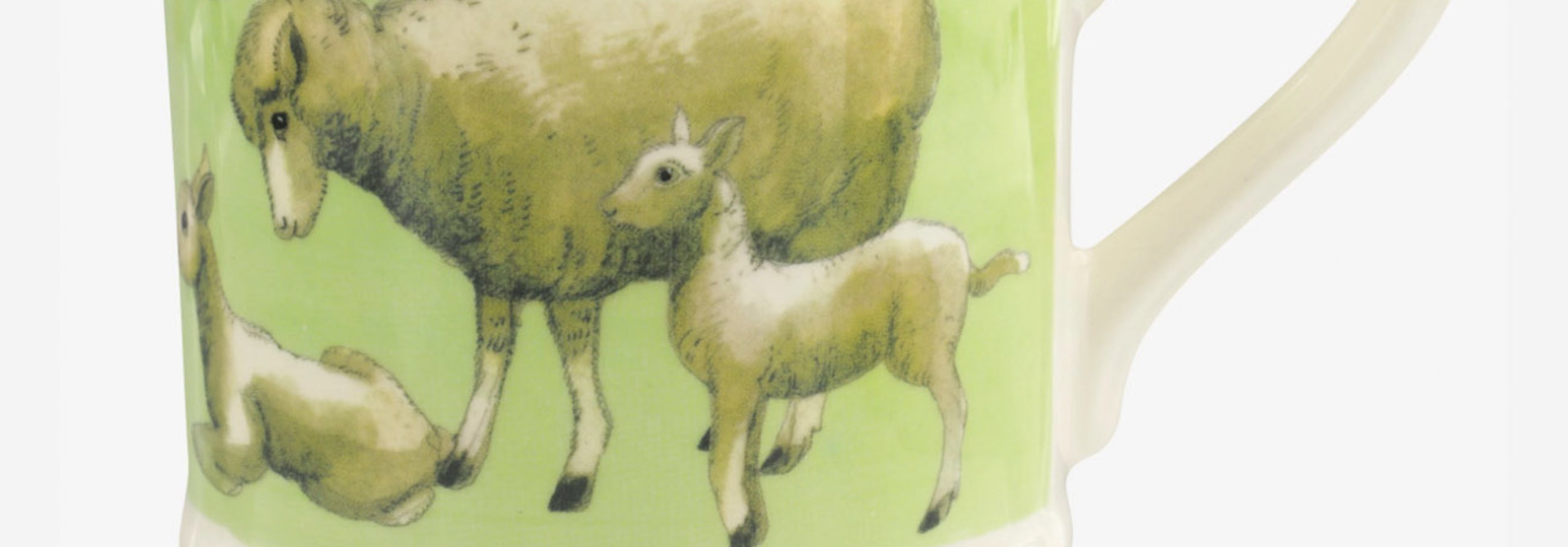Bright New Morning Spring Lambs - 1/2 Pint Mug