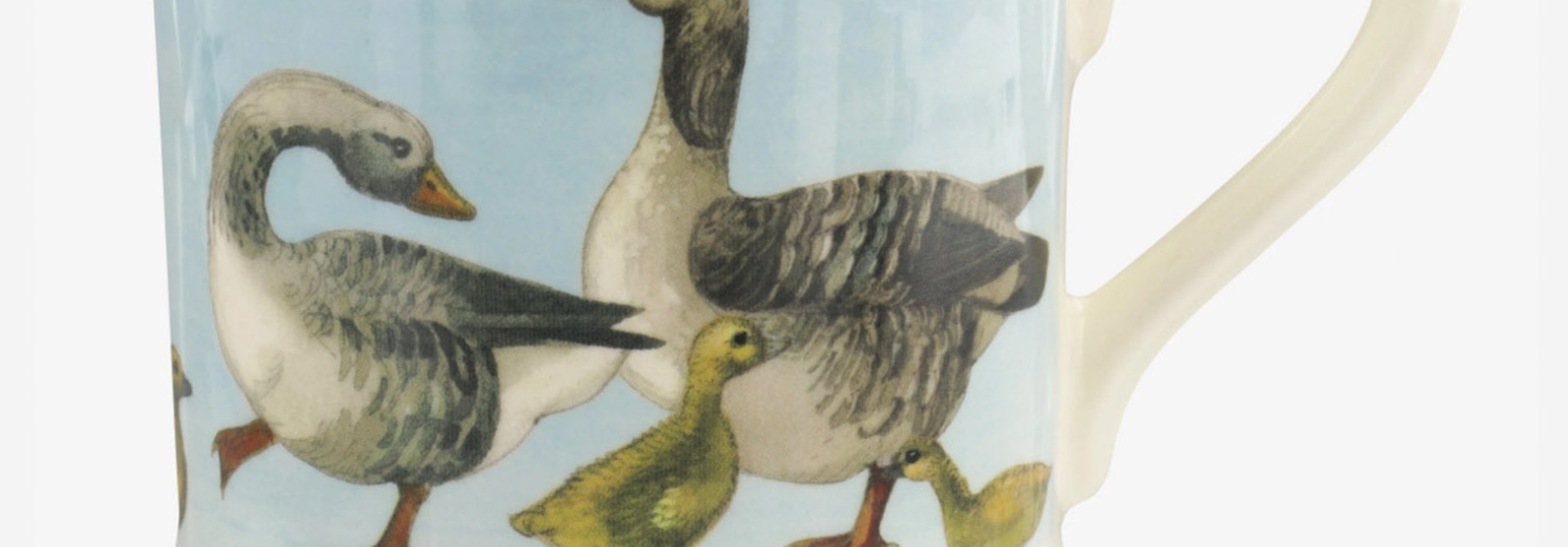 Bright New Morning Goose & Goslings - 1/2 Pint Mug