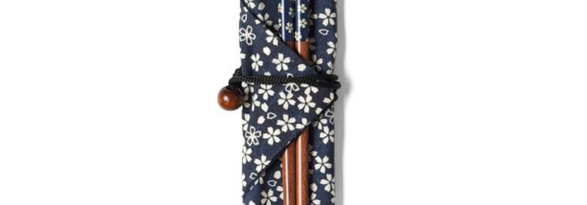 Blue Blossoms Chopsticks With Carrying Case