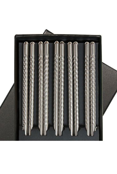 Stainless Steel Chopsticks Boxed Set