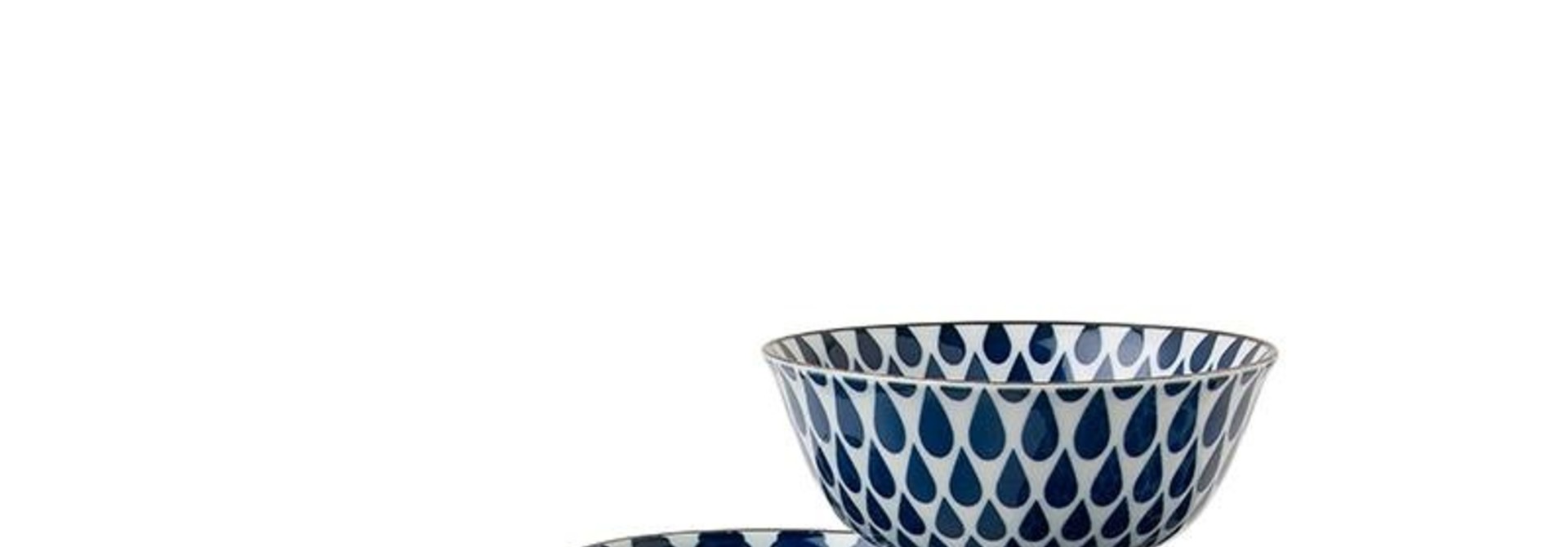 Blue & White - 6" Bowl Set (4)