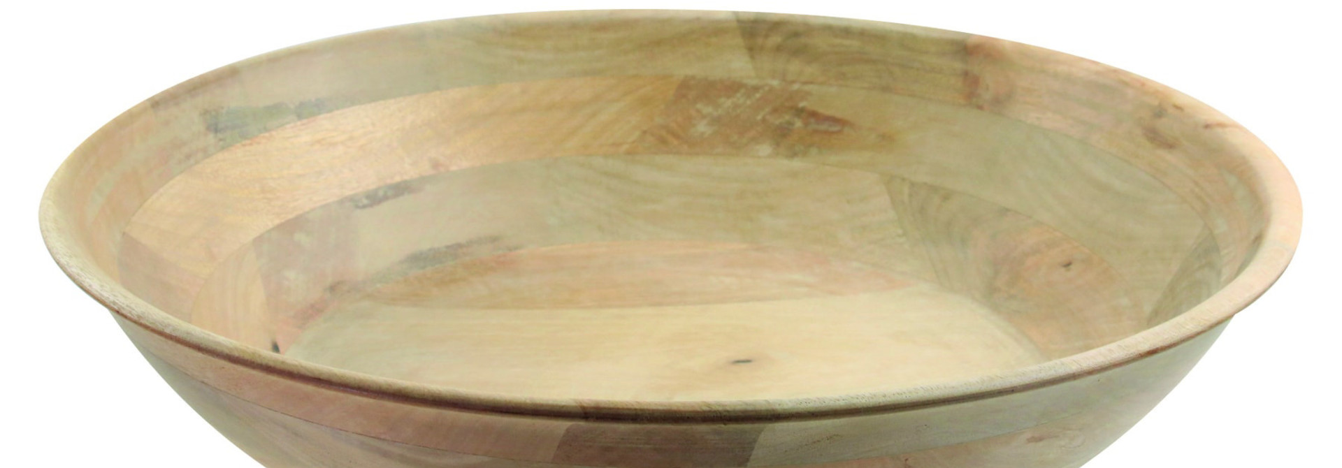 Mango Wood Round Bowl - XL
