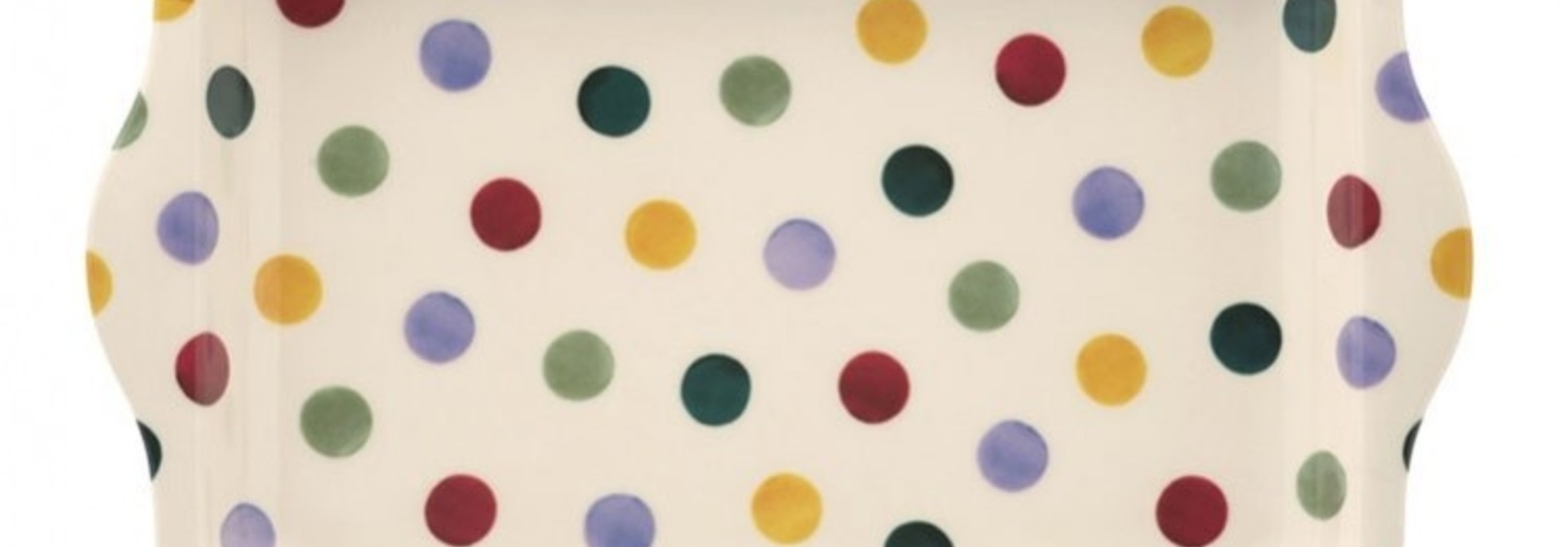 Polka Dot - Small Melamine Tray