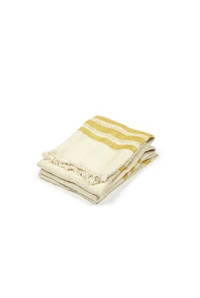 Mustard Stripe - Guest Towel