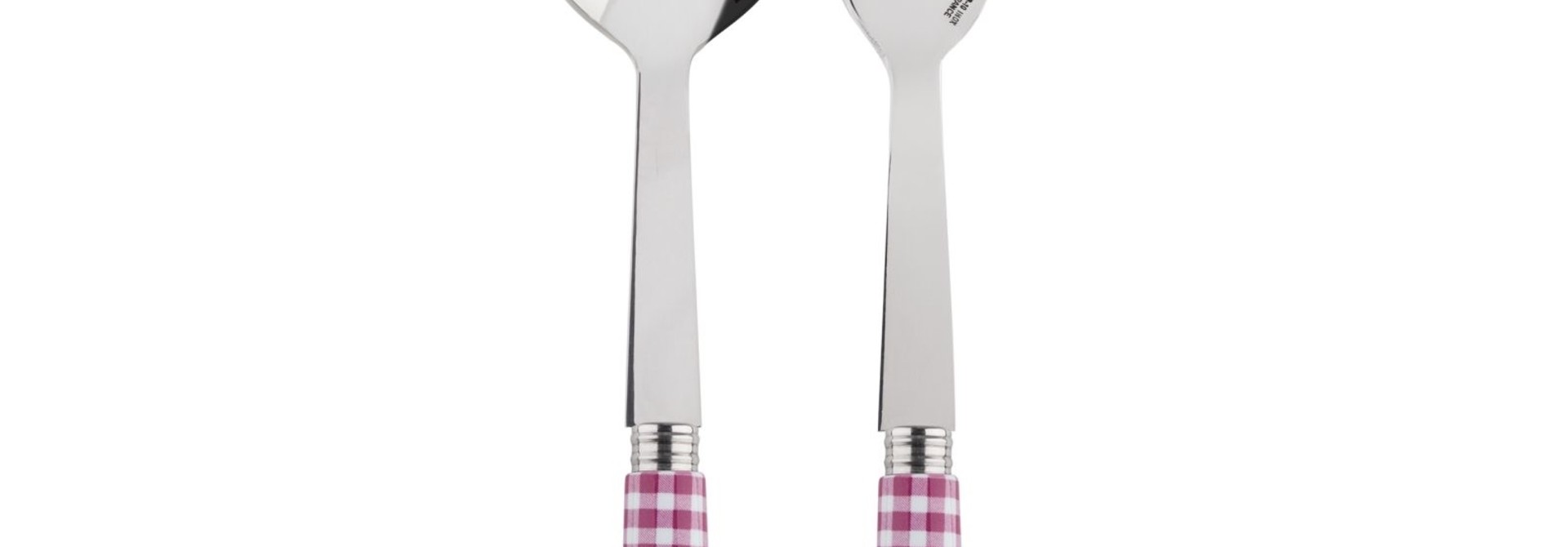2 Piece Serving Set - Vichy Fuchsia