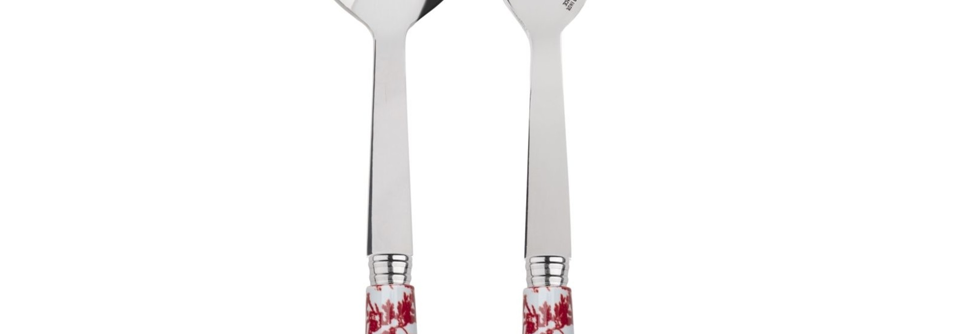 2 Piece Serving Set - Toile Red