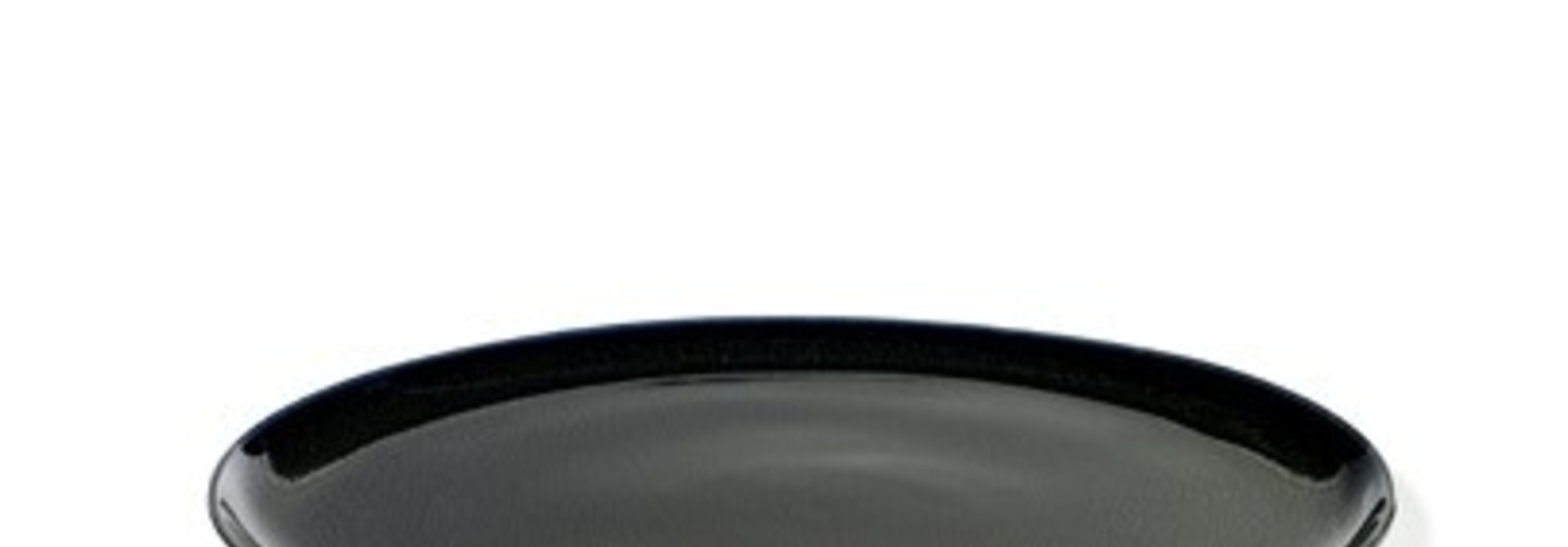8.75" Ceramic Plate - Dark Blue