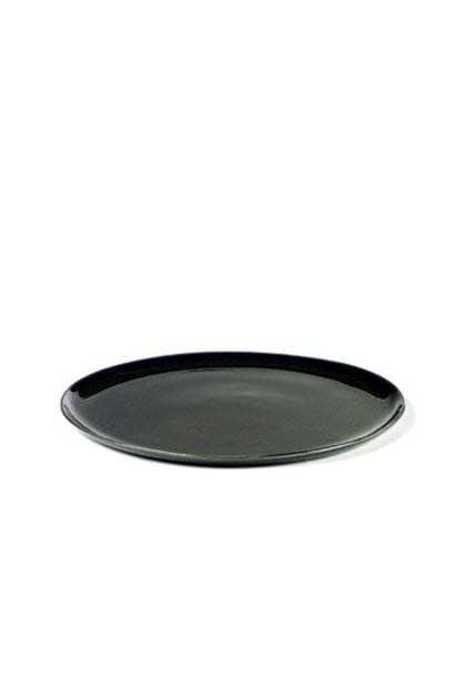 8.75" Ceramic Plate - Dark Blue